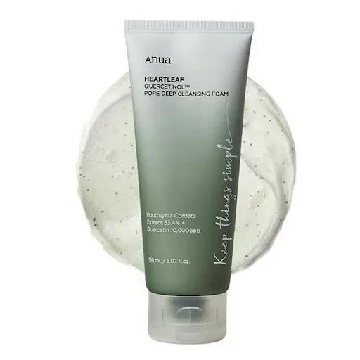 Anwa Heart Leaf Quercetinol Deep Pore Cleansing Foam - 150ml_result